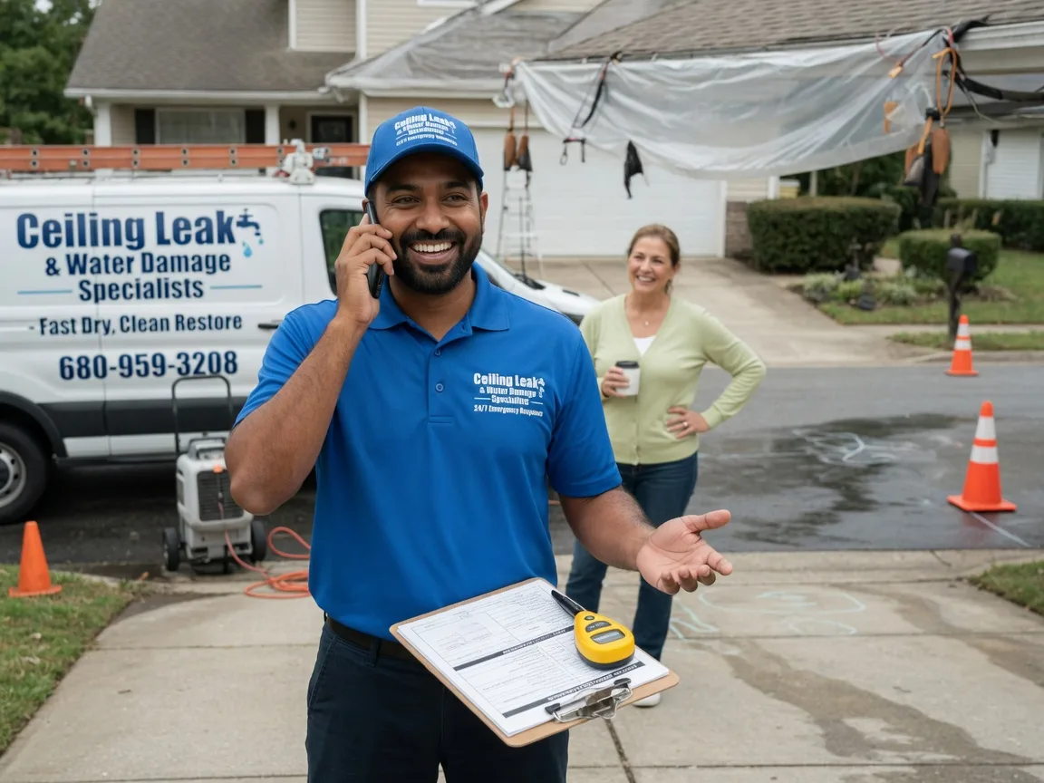 Ceiling Leak Cleanup Carlstadt, NJ FAQs